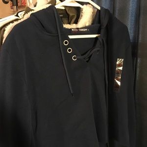 Cropped Hooded Sweatshirt